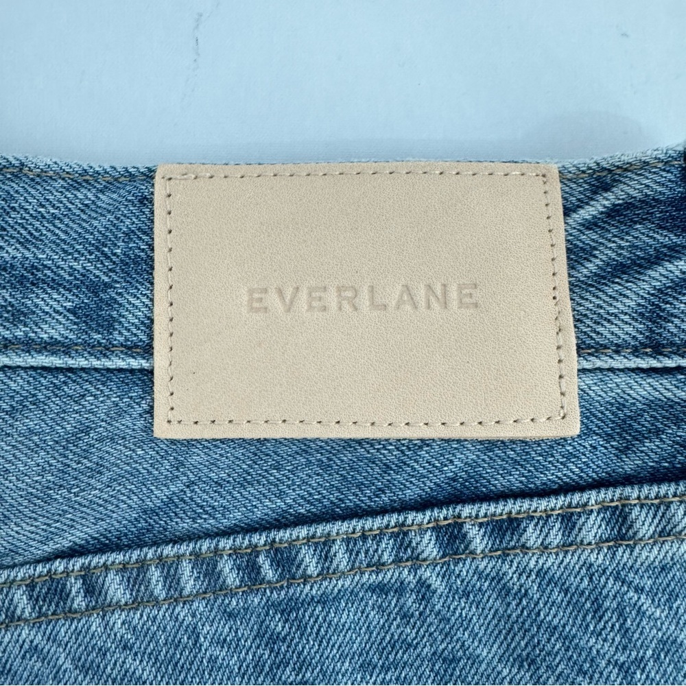 NWT EVERLANE the denim shorts organic cotton size 30 distressed womans shorts - Picture 4 of 11